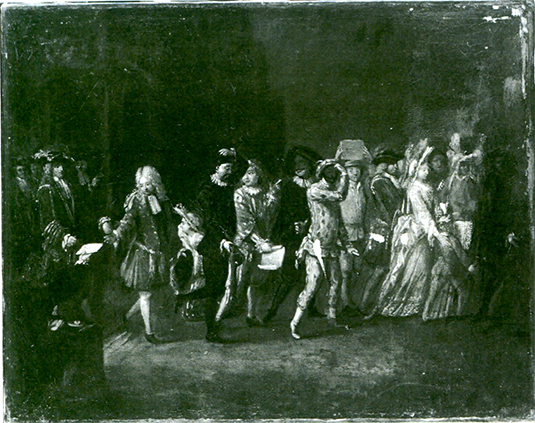 Watteau Drawing Farm in the Porcherons