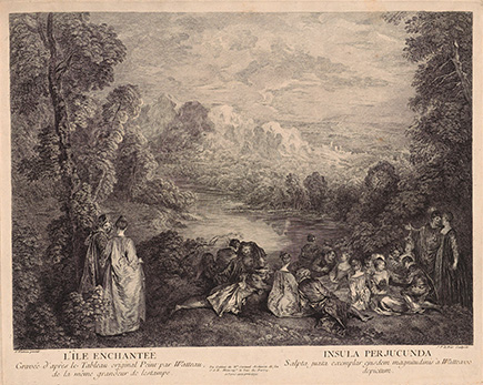 Accordee de Village Engraving